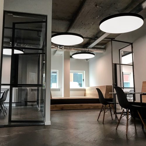 Project dali led verlichting. Een mooi opgeleverd verlichting project in Amsterdam. Compleet uitgevoerd met Dali led verlichting.